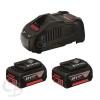 BOSCH BATTERY STARTER SET, 2 X GBA 18V 6,0 AH WITH FAST CHARGER GAL 1880 CV