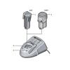 Bosch AL1115CV 3.6V-10.8V LI Standard Battery Charger Genuine (220V, Bulk Pack) #3 small image