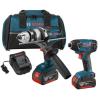 New 18-volt Lithium-Ion Hammer Drill/Driver and Hex Impact Driver Combo Kit #1 small image