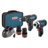 New 12-Volt Max Lithium-Ion Hammer-Drill and Hex-Impact Driver Combo Kit #1 small image