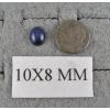 10x8mm 3+ CT LINDE LINDY CORNFLOWER BLUE STAR SAPPHIRE CREATED 2nd RING SS #2 small image