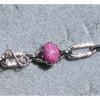 LINDE LINDY STAR SAPPHIRE CREATED RUBY STAR BRACELET NPM SECOND QUALITY DISCOUNT #3 small image