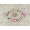 LINDE LINDY PINK STAR RUBY CREATED BRACELET NPM SECOND QUALITY DISCOUNT