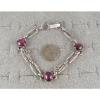 LINDE LINDY TRANS RED STAR RUBY CREATED BRACELET NPM SECOND QUALITY DISCOUNT #3 small image