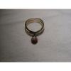 ...Gold Vermeil Sterling Silver,Linde/Lindy Ruby Star Sapphire Dangle Charm Ring #2 small image