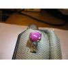 BIG 12MM CLARET RED LINDE STAR SAPPHIRE RING .925 STERLING SILVER SIZE 7.