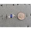 8X6mm 1.5+ CT LINDE LINDY CRNFLWR BLUE STAR SAPPHIRE CREATED SECOND RING .925 SS #4 small image