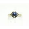 Fun 1940s-50s Art Deco Linde Star Sapphire 14K Yellow &amp; White Gold Ladies Ring #1 small image