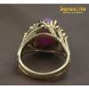 14K Yellow Gold Pink Linde Star Gem Solitaire Women&#039;s Ring Size 6