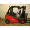 2002 LINDE H25T 5000 LB LP GAS FORKLIFT PNEUMATIC 87/189 3 STAGE MAST 3300 HOURS #6 small image
