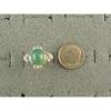 PMP LINDE LINDY TRNSP SPRING GREEN STAR SAPPHIRE CREATED CAP HRT RING RP .925 SS #3 small image