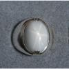 MENS 16X12mm 9+ CT LINDE LINDY WHITE STAR SAPPHIRE CREATED SECOND RING SS #3 small image