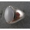 MENS 16X12mm 9+ CT LINDE LINDY WHITE STAR SAPPHIRE CREATED SECOND RING SS #5 small image