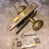 Victorian Eastlake Solid Bronze Complete Lockset, F.C.Linde Co. Design #5 small image