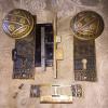 Victorian Eastlake Solid Bronze Complete Lockset, F.C.Linde Co. Design #6 small image