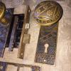 Victorian Eastlake Solid Bronze Complete Lockset, F.C.Linde Co. Design #8 small image