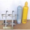 Linde Acetylene/Corgon Schnapps bottles on hand trucks - Decorational object #4 small image