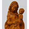 Skulptur Holz Linde handgeschnitzt Maria Muttergottes Madonna mit Kind H. 37 cm #2 small image