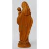 Skulptur Holz Linde handgeschnitzt Maria Muttergottes Madonna mit Kind H. 37 cm #5 small image