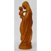 Skulptur Holz Linde handgeschnitzt Maria Muttergottes Madonna mit Kind H. 37 cm #6 small image