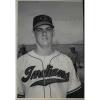 1949 Press Photo Lyman Linde-Indians baseball player - cvb45329