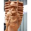 Kraxenträger  50cm, Linde natur Holzfigur ,Skulptur,  echte Holzschnitzerei ,