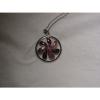 ...Sterling Silver,Enamel,Linde/Lindy Ruby Star Sapphire Pendant Necklace... #1 small image