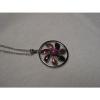 ...Sterling Silver,Enamel,Linde/Lindy Ruby Star Sapphire Pendant Necklace... #3 small image
