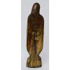 Skulptur Figur Holz Linde handgeschnitzt Madonna Maria Muttergottes 19Jh H 33 cm #3 small image