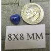 8MM HEART LINDE LINDY CF BLUE STAR SAPPHIRE CREATED 2ND RD PLT HALO .925 SS RING #2 small image