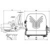 Grammer B12 switch Pvc 1127771 Forklift Seat Linde Still Yale Hyster Clark GS12 #2 small image