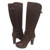UGG LINDE TALL BOOTS HEELS BROWN JAVA LEATHER US 9.5 /EUR 40.5 /UK 8 -New! #1 small image