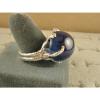UNISEX 53 CT PMP LINDE LINDY TWILIGHT BLUE STAR SAPPHIRE CREATED DRAGON RING S/S