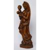 Große Holz Skulptur Linde geschnitzt Maria Muttergottes Madonna mit Kind 54 cm #6 small image