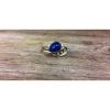 14k White Gold Linde Star Sapphire Ring with Diamonds