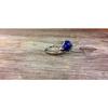 14k White Gold Linde Star Sapphire Ring with Diamonds
