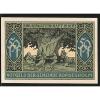 Notgeld Bordesholm 1921, 50 Pfennig, Stadtwappen, Mädchen tanzen unter Linde #1 small image