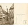 Zug Alter brunnen Gasthof Linde und Merkur und Hotel (R-L 092)