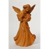 Engel Skulptur Holzfigur Linde handgeschnitzt Höhe 19 cm sehr ausdrucksvoll