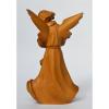 Engel Skulptur Holzfigur Linde handgeschnitzt Höhe 19 cm sehr ausdrucksvoll #4 small image