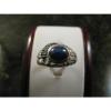 Vintage Linde Star Sapphire And Diamond Ring 9 x 7 mm 14k Solid Gold  10.4 Grams #5 small image