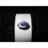 Vintage Linde Star Sapphire And Diamond Ring 9 x 7 mm 14k Solid Gold  10.4 Grams #12 small image