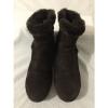 BearTraps &#039;Cammy&#039; Ankle Boots Brown Suede Faux Fur Linde Size 7.5M #4 small image