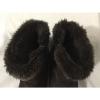 BearTraps &#039;Cammy&#039; Ankle Boots Brown Suede Faux Fur Linde Size 7.5M