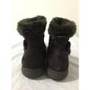 BearTraps &#039;Cammy&#039; Ankle Boots Brown Suede Faux Fur Linde Size 7.5M #6 small image