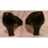 Susan van der Linde Spectator Heels * 8.5 US, 39 EU * Black Leather and Mesh #5 small image