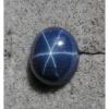 MEN&#039;S 16X12MM 9+CT LINDE LINDY CRNFLWR BLUE STAR SAPPHIRE CREATED 2NDS TIE TACK
