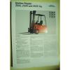 Sales Brochure Original Info Prospekt Linde Elektro-Stapler 2000, 2500, 3000 Kg