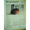 Sales Brochure Original Prospekt Linde Diesel-und Treibgas-Stapler H35,H40,H45, #1 small image