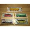 HO SCALE 5 CAR LOT - Life-Like LINDE,  B&amp;0 BOXCAR Chessie System Peabody Cargo